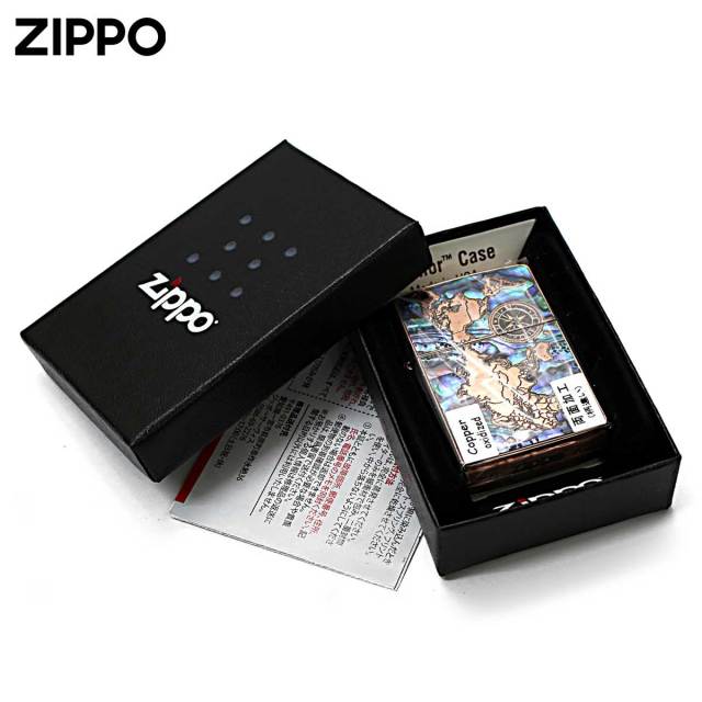 Zippo ジッポー アーマー シェル 貝 地図 ワールドマップ ARMOR SHELL