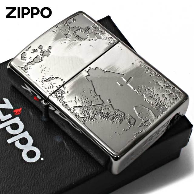 Zippo ジッポー 武者 ムシャ 和柄 鎧 兜 ニッケル いぶし NO メール便