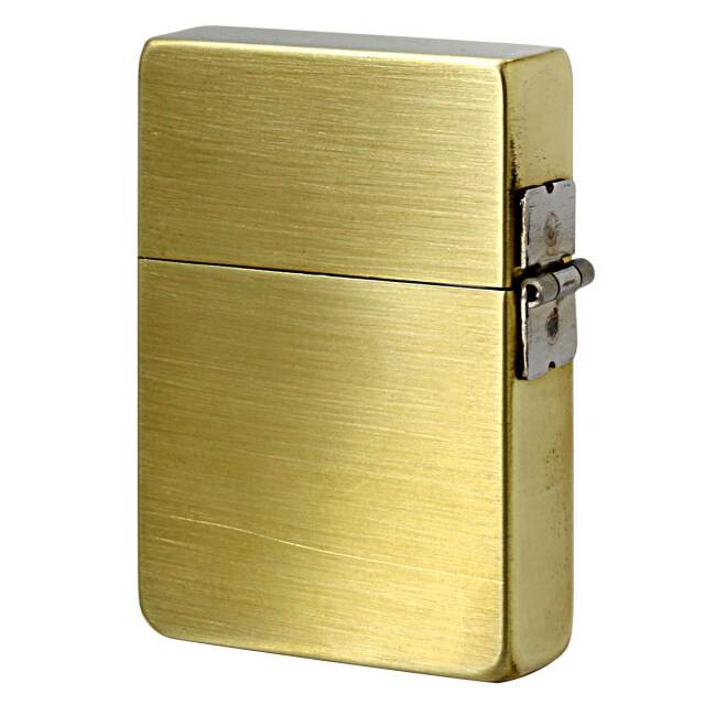Zippo ジッポー 1935レプリカ 無地 真鍮無垢 ブラス つや消し サテン