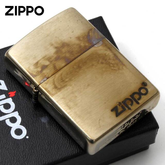 Zippo ジッポー ビンテージ風 ユーズド ZIPPO LOGO 1980年