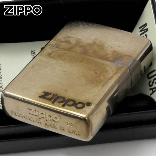 Zippo ジッポー ビンテージ風 ユーズド ZIPPO LOGO 1980年