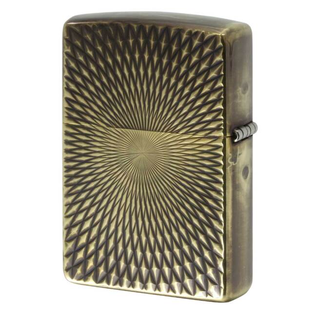Zippo ジッポー アンティーク風 ユーズド ダイヤモンドカット