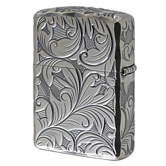 純銀×五面彫刻×Armor （70g） Zippo 純銀×五面彫刻×Armor （70g） Zippo