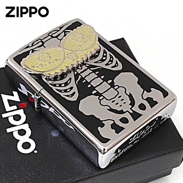 Zippo ジッポー セクシー スカル ランジェリー ブラジャー メタル SEXY