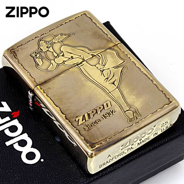 Zippo ジッポー アンテーク風 ウインディ Windy ユーズド A・WINDY