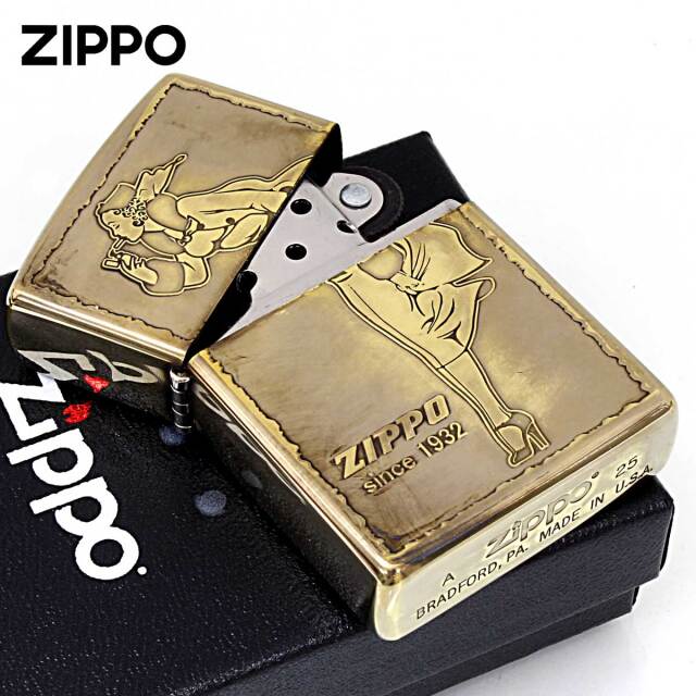 Zippo ジッポー アンテーク風 ウインディ Windy ユーズド A