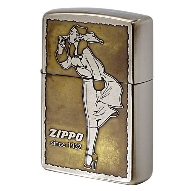 ZIPPO アンティークフィギュア ウィンディ Windy ジッポ Zippo ジッポー ウィンディーメタル ローズピンク Windy Metal