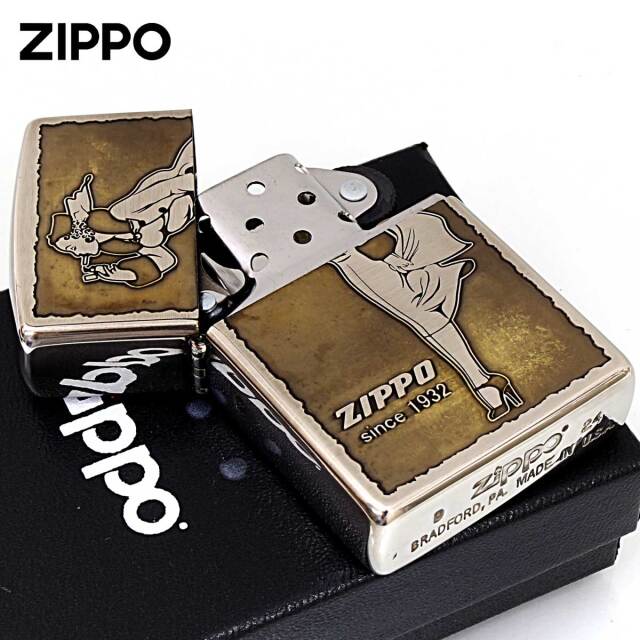 Zippo ジッポー ビンテージ風 ウインディ Windy ユーズド V