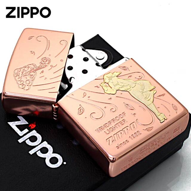 Zippo ジッポー Windy Wind ウインディ 風の中 ピンク Pk メール