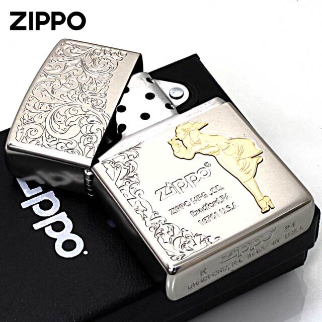 Zippo ジッポー Windy Arabesque ウインディ アラベスク ホワイト