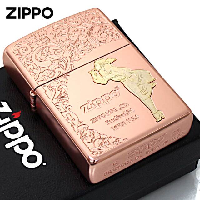 Zippo ジッポー Windy Arabesque ウインディ アラベスク ピンク Pk