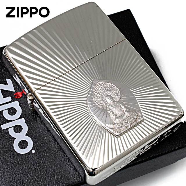 Zippo ジッポー ARMOR アーマー 純銀1000プレート貼り 釈迦如来 Zippo ジッポー ARMOR アーマー 純銀1000プレート貼り 釈迦如来