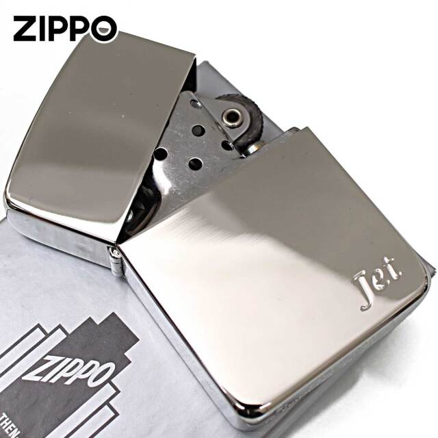 Zippo ジッポー 傷あり 訳あり 1941レプリカ White Nickel 鏡面 Jet
