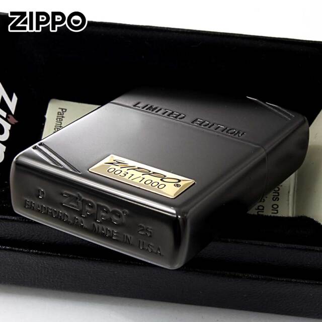 Zippo ジッポー 限定1,000個 ZIPPO LOGO METAL ダイアゴナルライン
