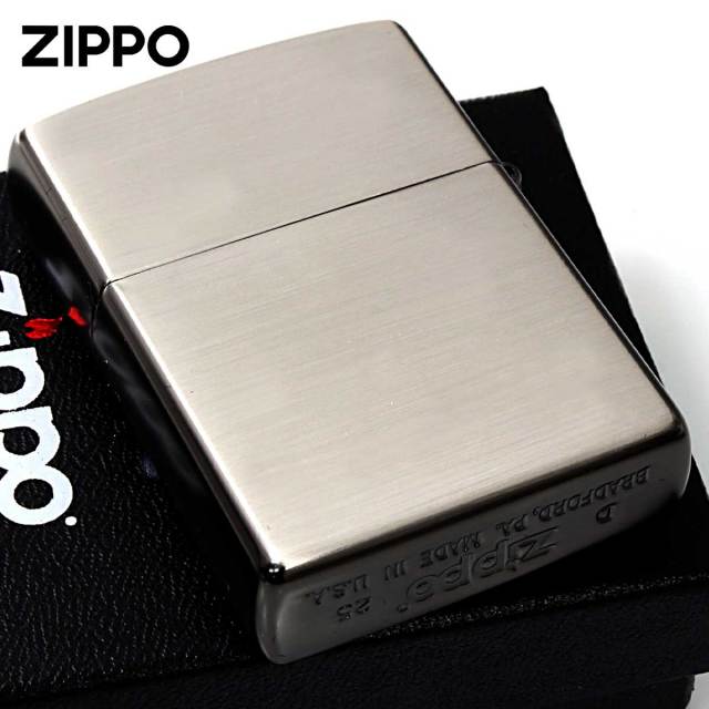 Zippo ジッポー ZIPPO LOGO METAL コンビメッキ ジッポ ロゴ メタル