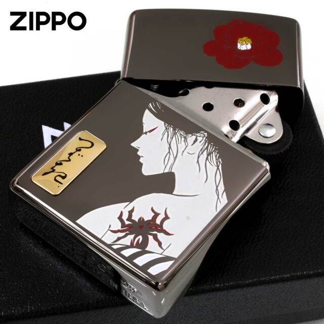 壺ツバキ（新品未使用） Zippo ジッポー ツバキアンナ The 2nd Z. 現代女浮世絵師 Tsubaki ANNA