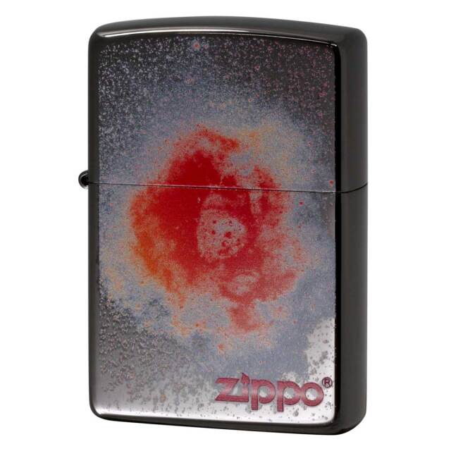 ZIPPO 赤、グレーベロアケース 9個 Zippo ジッポー Nebula ネビュラ 星雲 レッド A メール便可｜Zippo専門