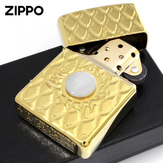 Zippo ジッポー ARMOR Mother of Pearl アーマー 162TC-龍玉 シェル