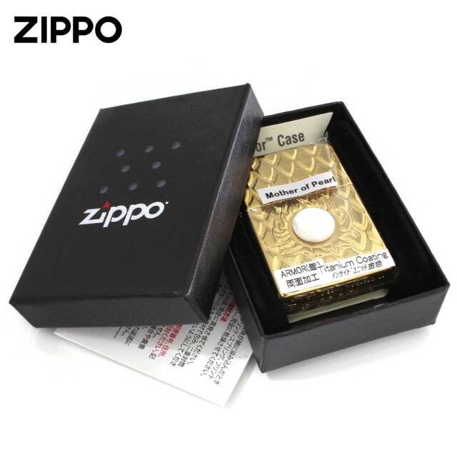 Zippo ジッポー ARMOR Mother of Pearl アーマー 162TC-龍玉 シェル