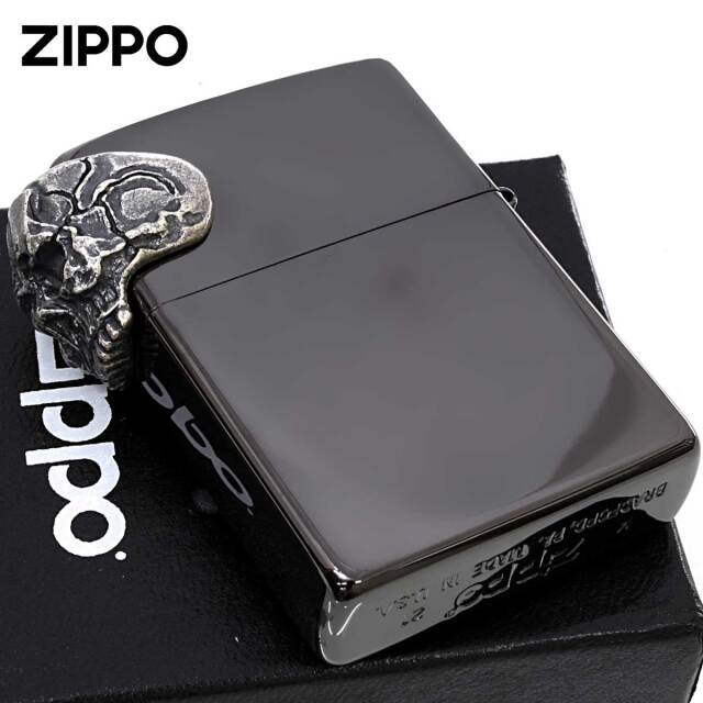 Zippo ジッポー Baby Skull Metal サイド スカル メタル ブラック