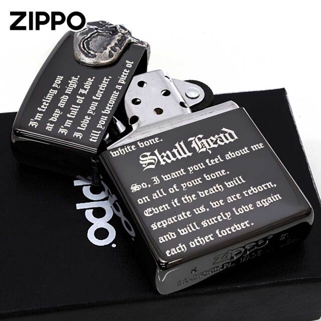 Zippo ジッポー Baby Skull Metal サイド スカル メタル ブラック