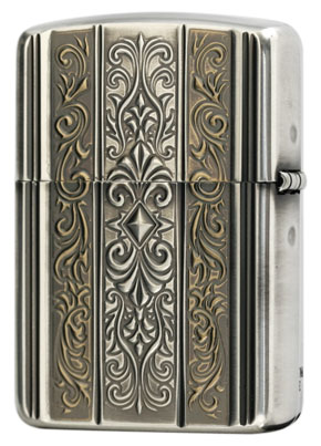 Zippo Armor Custom Line 銀製 未使用品 Zippo Armor Custom Line 銀製 未使用品