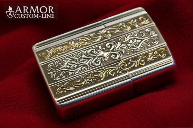Zippo ジッポー AOMOR CUSTOM LINE 62SGI-3｜Zippo専門店フラミンゴ：本店