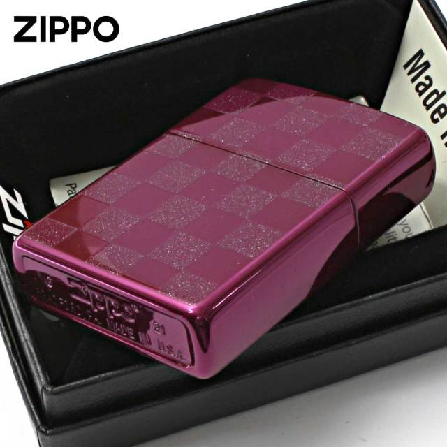Zippo 幾何学模様ライター Made in 教わり USA 自然石
