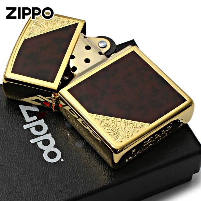 Zippo ジッポー ベネチアンデザイン アラベスク 唐草 両面加工