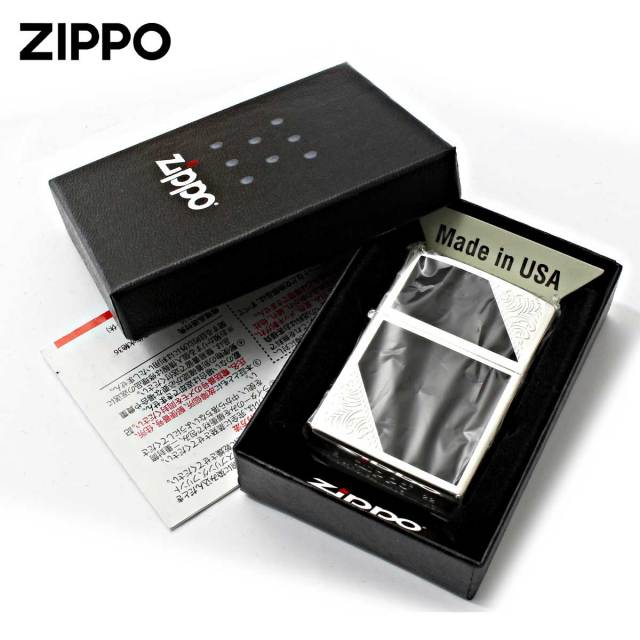 Zippo ジッポー ベネチアンデザイン アラベスク 唐草 両面加工