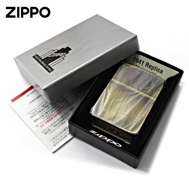 Zippo ジッポー 1941レプリカ ユーズド仕上げ 真鍮メッキ USED FINISH  