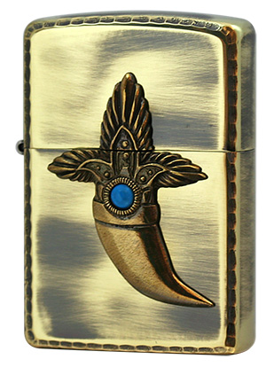 Zippo ジッポー インディアンジュエリー エンブレム ブラス