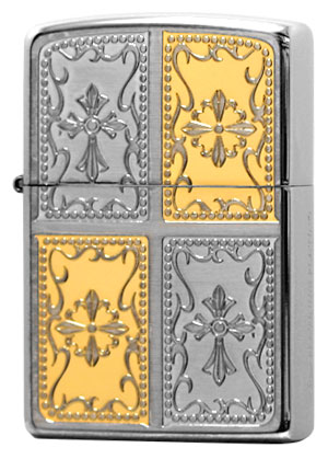 Zippo ジッポー Donble Cross 2PTG-CRO