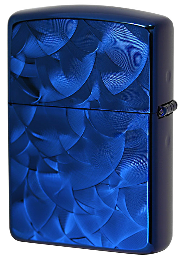 Zippo ジッポー アーマー 彫刻 ROL ロール 模様 両面加工 チタニューム