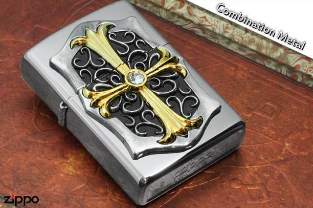 Zippo ジッポー Combination Metal コンビネーションメタル 25M