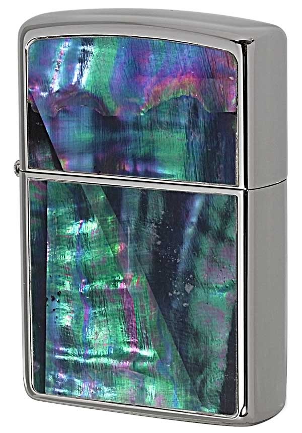 Zippo ジッポー Shell＆Etching 貝貼り＆エッチング 2NI-ZSHELL メール便可