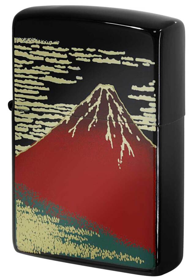 Zippo ジッポー 本金蒔絵シリーズ 赤富士 2LA-AKAFUJI｜Zippo専門店 