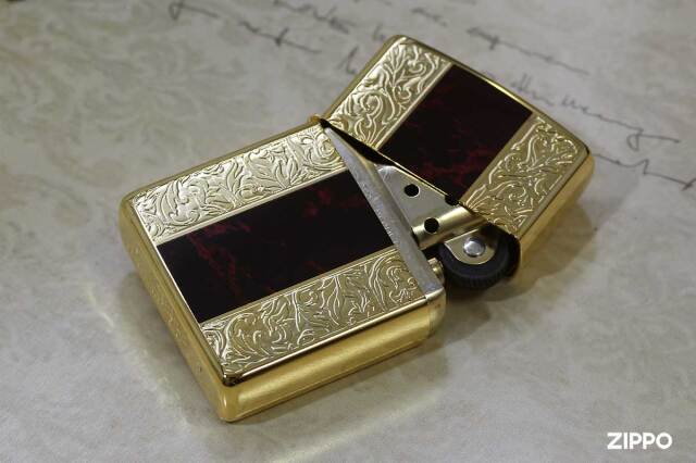 Zippo ジッポー Arabesque 2G-REDMT メール便可｜Zippo専門店