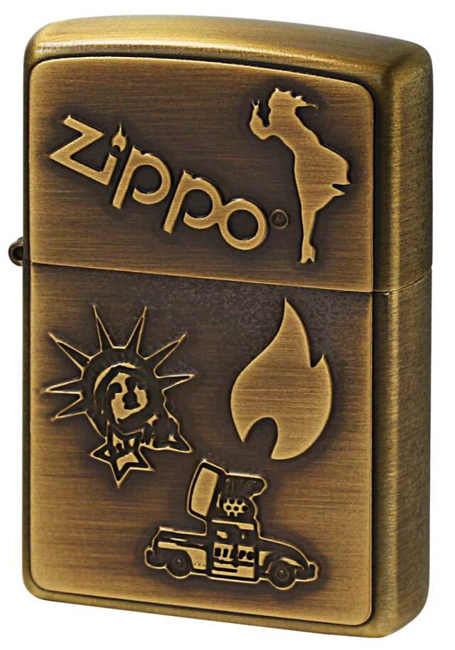 Zippo ジッポー OLD DESIGN METAL PLATE オールドデザイン メタルプレート 2UDB-METAL2 メール便可