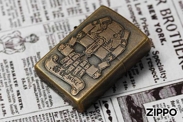 Zippo ジッポー OLD DESIGN METAL PLATE オールドデザイン メタル