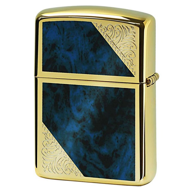 Zippo ジッポー アーマー 大理石調 ベネチアン ブルー マーブル 