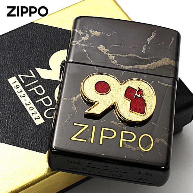 Zippo ジッポー 創業90周年モデル コレクティブ メタル貼り