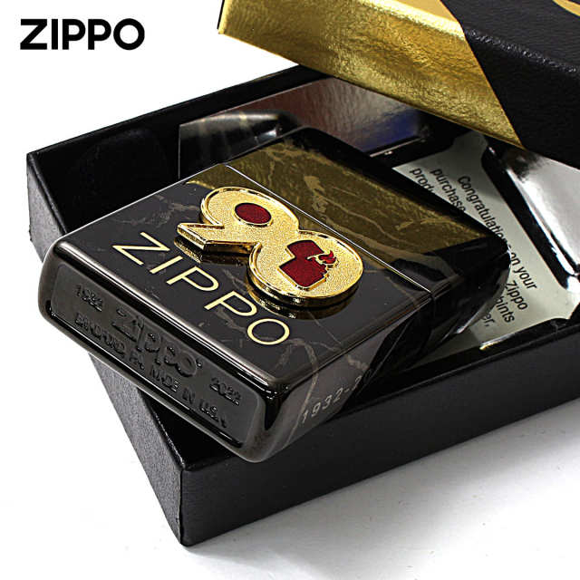 Zippo ジッポー 創業90周年モデル コレクティブ メタル貼り 大理石調