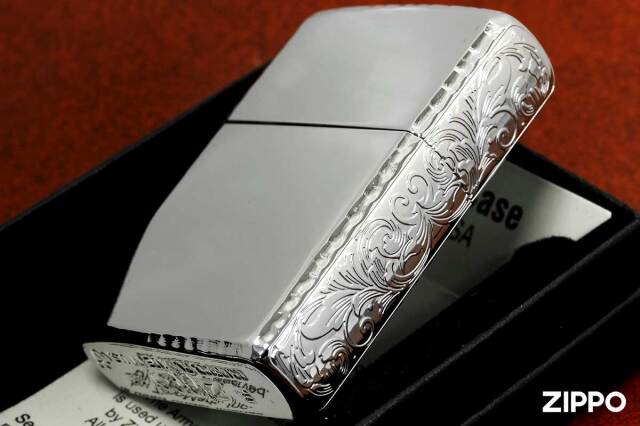 Zippo ジッポー アーマー サイド アラベスク 唐草 コーナーリューター 