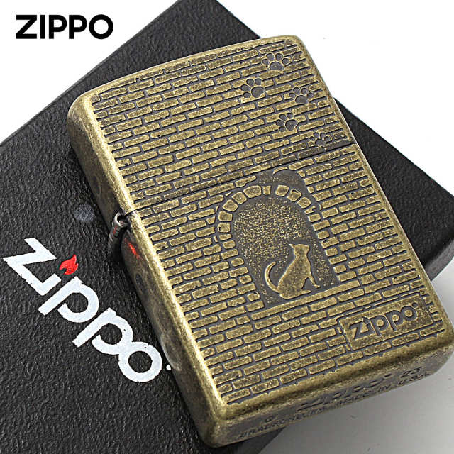 Zippo ジッポー ネコ 猫 Cat 窓辺に猫 真鍮バレル CAT Series Cat in