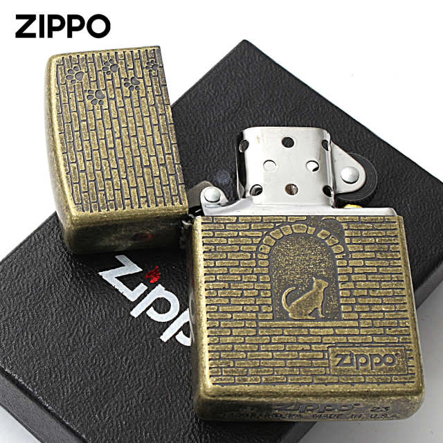 Zippo ジッポー ネコ 猫 Cat 窓辺に猫 真鍮バレル CAT Series Cat in