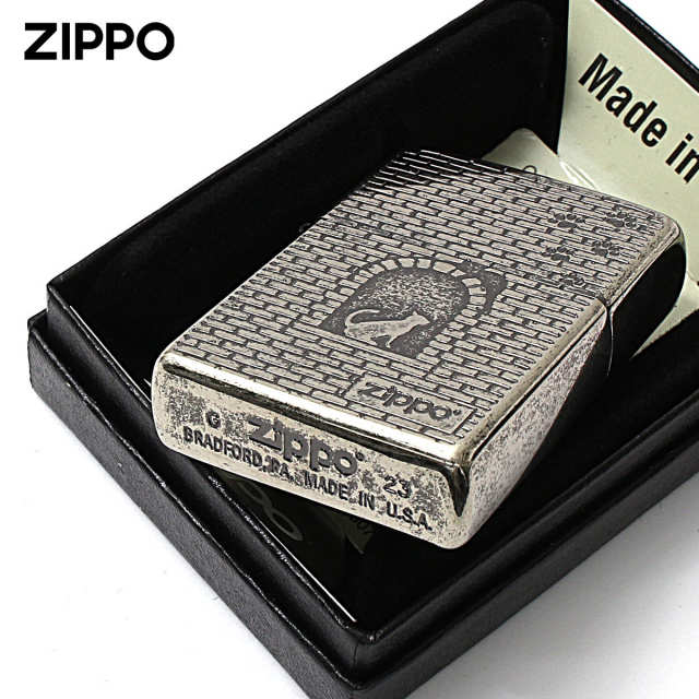 Zippo ジッポー ネコ 猫 Cat 窓辺に猫 ニッケルバレル CAT Series Cat