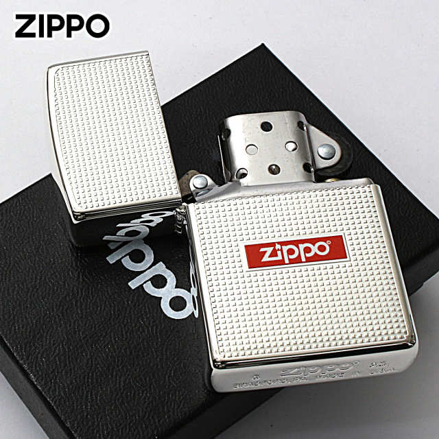 Zippo ジッポー ドット ジッポ ロゴ 銀メッキ DOT & ZIPPO LOGO