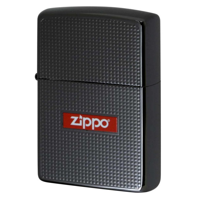 Zippo ジッポー ドット ジッポ ロゴ ブラックニッケル DOT & ZIPPO LOGO 2BN-CUTLOGO