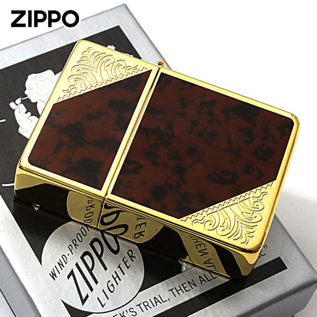 Zippo ジッポー 1935レプリカ 大理石調 ベネチアンデザイン ブラウン